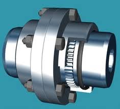 Gear coupling, Head Shape : Round