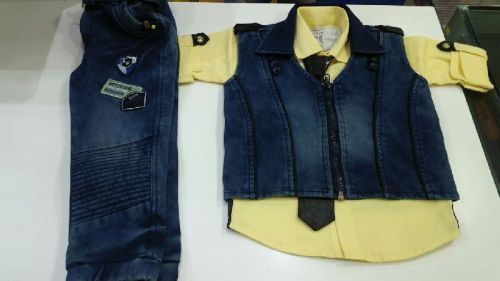 BM EKTA DENIM JACKET SUIT, Gender : BOYS