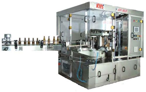 SS 304 PC 16 Gauges Automatic Rotary Labeling Machine
