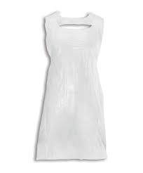 Polythene White Apron, Size : Free Size