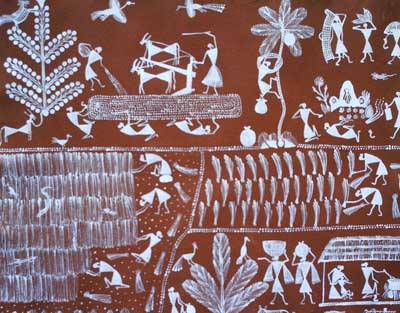 Farming Painting- Warli Paintings