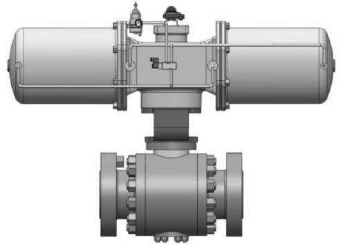 Pneumatic Ball Valve (HB2512)