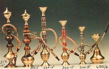 Brass Hookka (Smoking Pipe), Technics : Handicrafts