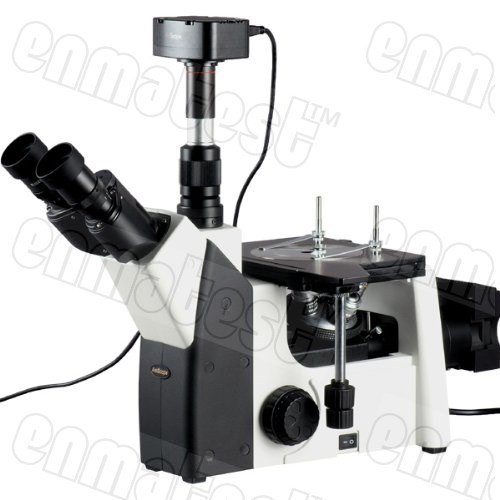 Trinocular Metallurgical Microscope, Power Source : Battery