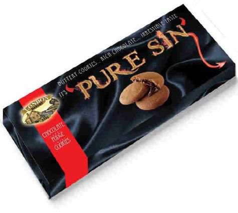 London Bakers Pure Sin Fudge Cookies