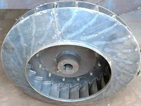 Metal Polished Dust Impeller, For Industrial