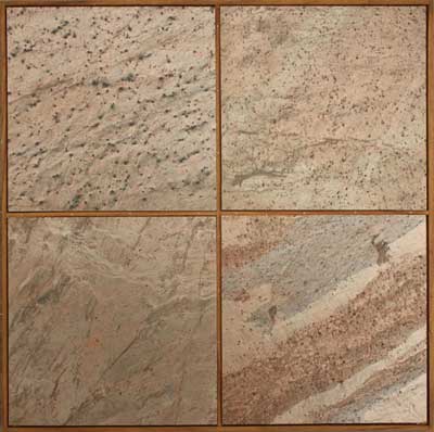 Plain Bush Hammered Grinded Copper Slate Stone For Construction, Flooring