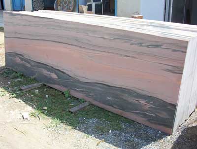 Polished Pink Marble Slabs For Flooring