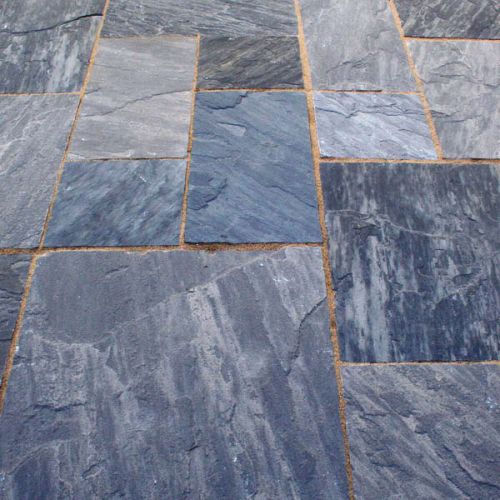 Polished Sagar Black Sandstone, For Bath, Flooring, Kitchen, Roofing, Size : 12x12Inch, 24x24Inch