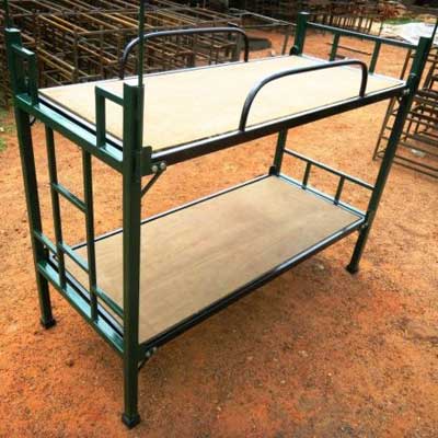 Double Decker Cot, Color : Brown