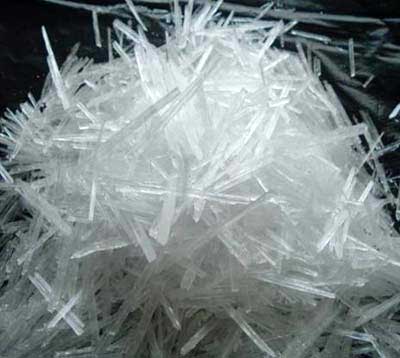 Menthol crystal