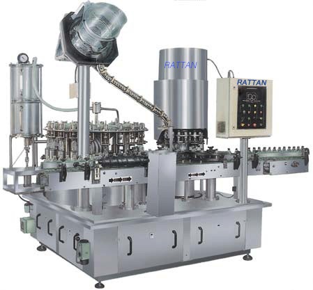 Automatic Vacuum Bottle Filling Cum Sealing Machine