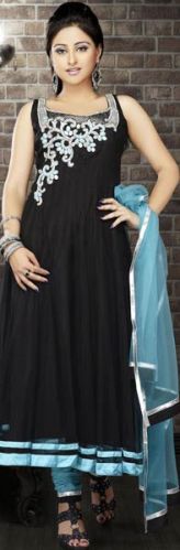 Readymade Garments Anarkali, Color : Black, Red, Green, Royal Blue Purpule