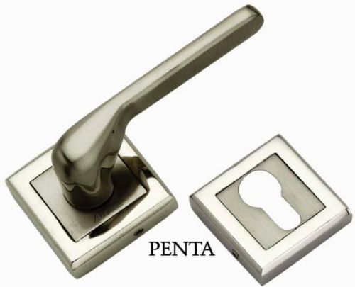 ATOM Zinc Mortise Handle Penta Consield, Color : Silver Satin