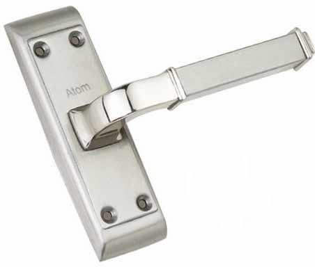 Mortise Handle Vista Baby Latch, Color : Silver Satin