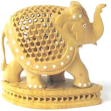 Wooden Elephant Statue