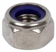 Zinc Plated Bronze Nyloc Nuts, For Fitting Use, Industring Use, Size : Multi Sizes