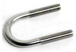Polished Stainless Steel U Bolts, For Automobiles, Size : 0-15mm, 15-30mm, 30-45mm, 45-60mm, 60-75mm