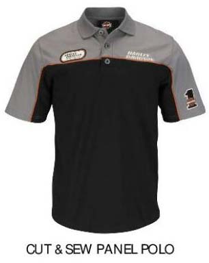 Cut and Sew Panel Polo