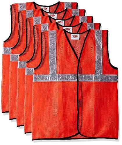 Polyster Reflective Safety Vest, For Auto Racing, Construction, Sea Patrolling, Traffic Control, Size : M