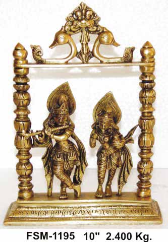 Brass Krishna Statue