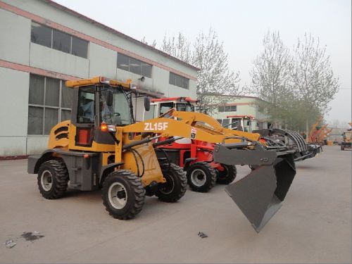 Small Wheel Loader With 1.5T Capacity