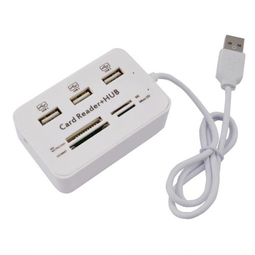 JU25 USB 2.0 3 PORT HUB + CARD READER