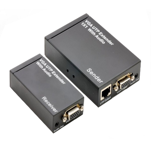 JV06/100 VGA UTP EXTENDER OVER CAT5E/6, For Cinema Hall, Class Room, Auditoriums, Board Rooms