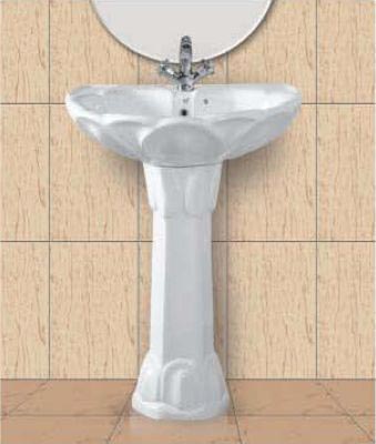 Diamond Set Pedestal Wash Basin