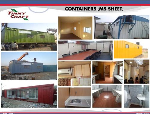 Color Coated Portable Containers, Shape : Rectangular