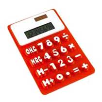 Square Silicone Calculator, For Bank, Office, Personal, Shop, Size : 4x4Inch, 8x8Inch