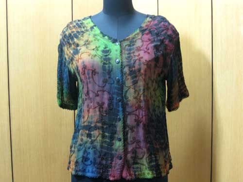 Plain Moss Crepe Blouse