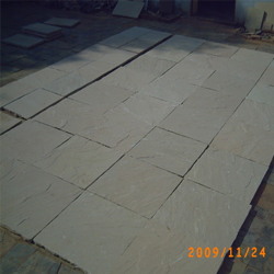 Sandstone Plain Polished Stone Paving, Color : Grey for Flooring