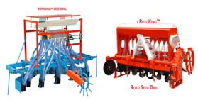 Automatic 100-200kg Hydraulic Roto Seed Drill, For Agricultural Use, Feature : Accuracy, Fine Finished