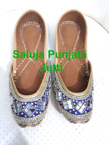 Punjabi Jutti, Color : Blue