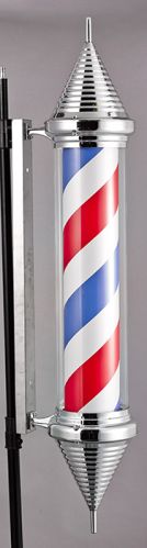 Spire Caps Rotating Light Barber Pole, Brand Name : May Young