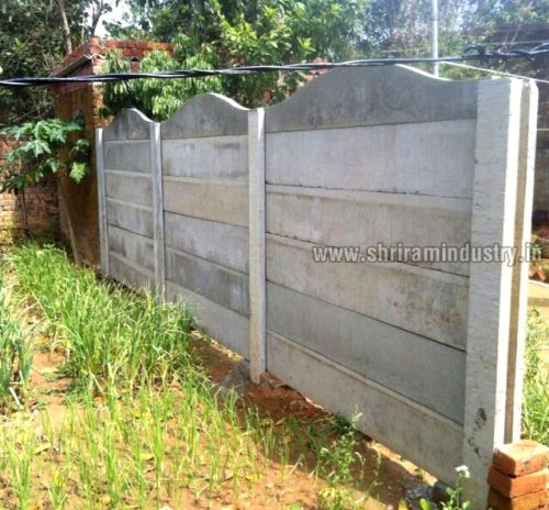 Cement Non Polished Precast Concrete Boundary Wall, For Construction, Feature : Accurate Dimension, Durable