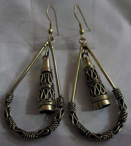 Fancy Earrings, Finishing : Polished