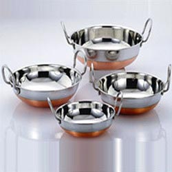 Stainless steel kadai
