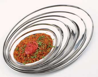 Stainless Steel Oval Platter