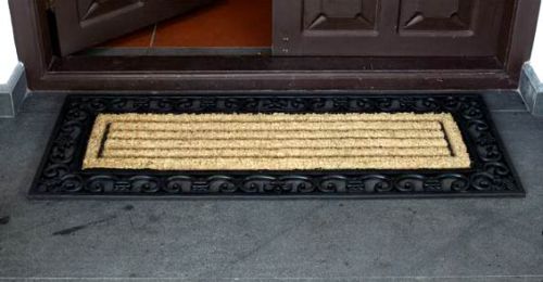 Rubber Moulded Coir Brush Grill Mat 2