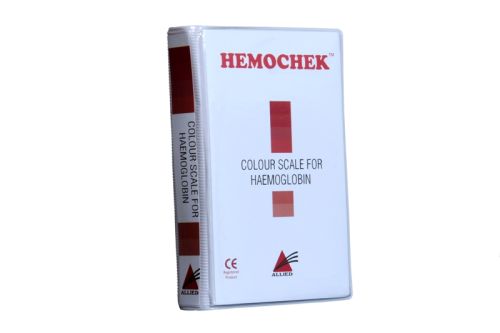 Hemochek Color Scale Card