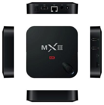 Mx3 4k Hd Network Player Android TV Box 3d Internet TV Box