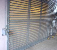 Polished Mild Steel Gear Rolling Shutter, Shape : Square