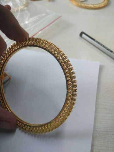 Diamond Gold Bangle