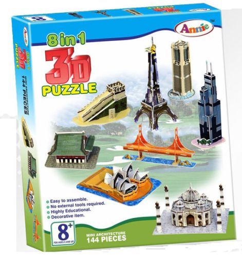 Polished Plastic 3D Puzzles