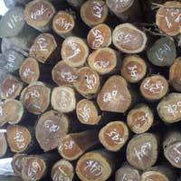 Teak Wood Round Logs