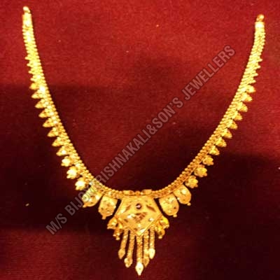 Gold Filigree Necklace (GFN 017)