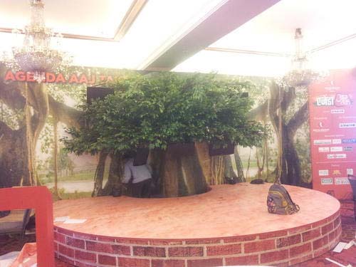 Artificial Ficus Tree, For Decoration, Color : Green