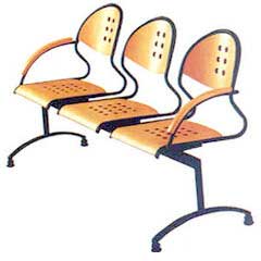 Polished Three Seater Bench, For Hotel, Restaurant, Pattern : Plain